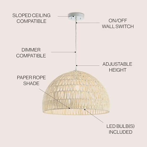 Campana 1 Light Pendant Dome Ceiling Lamp