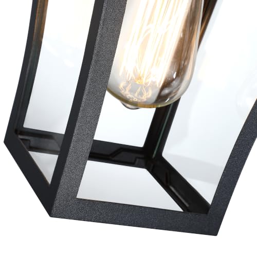 Motion Sensor Outdoor Lights (Matte Black (Hardwired ))
