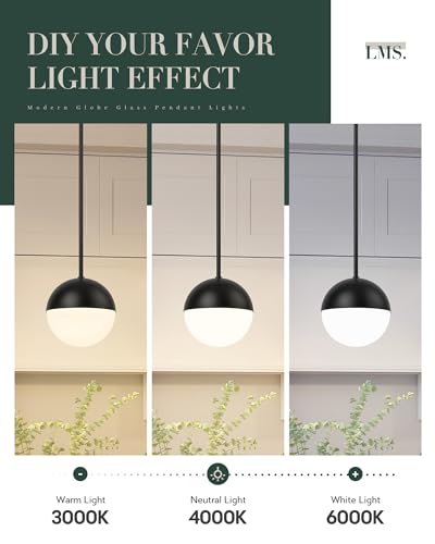 2 Pack Mid Century Pendant Lights (2 Count)