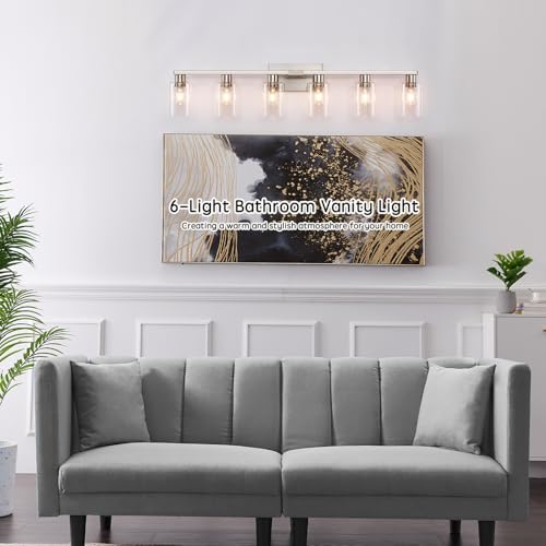 6 Light Bathroom Light Fixtures