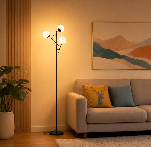 3 Globe Floor Lamp for Living Room