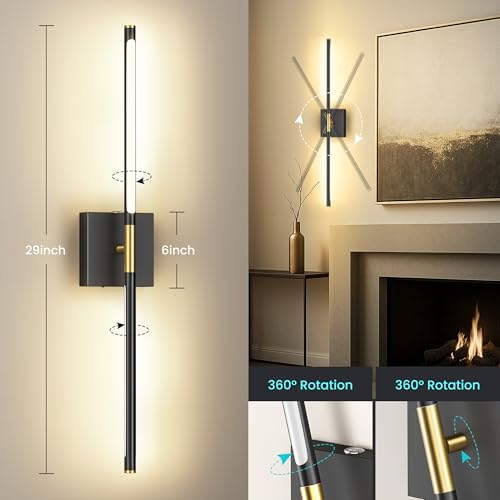 10000mAh Battery Operated Wall Sconces Set of 2 (2 Count)