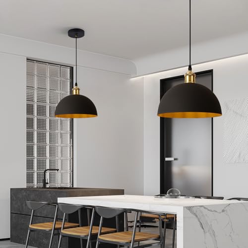 Modern Industrial Black Chandelier 9.8 inches