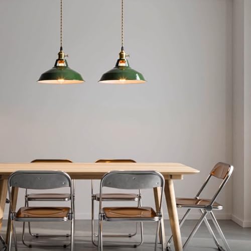 Macaron Green Pendant Lights Metal Barn Kitchen Island Pendant Light