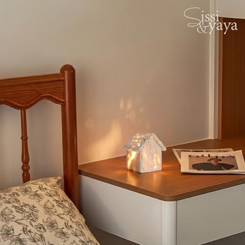 Mini House Shape Marble Table Lamp