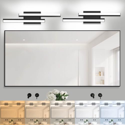 Bathroom Light Fixture Over Mirror Retractable Vanity Light Bar (2 Count)