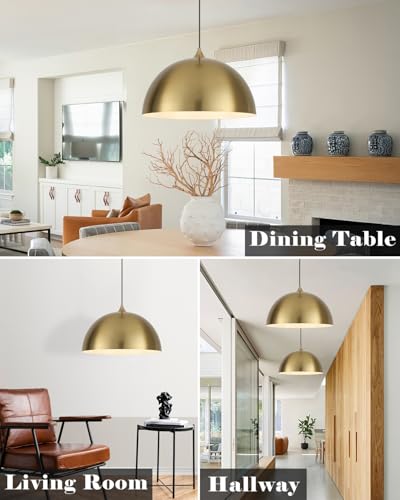 Gold Pendant Lights Kitchen Island (2 Count)