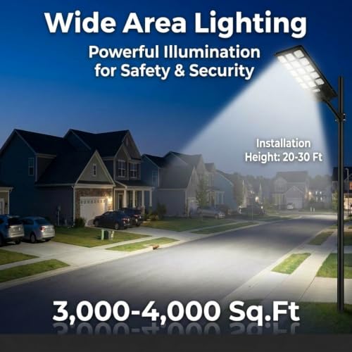 Solar Street Lights Outdoor with Motion Sensor