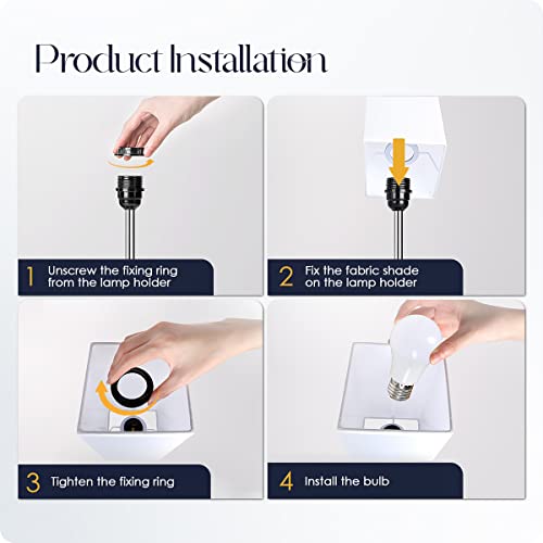 Bedside Lamp with USB Ports