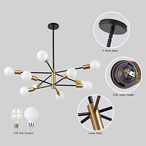 Modern Chandelier Dining Room Light Fixture Over Table 10