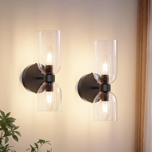 Black Wall Sconces Set of Two (2 Count)