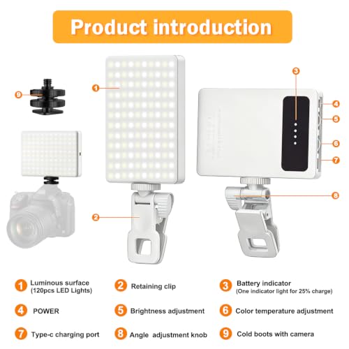 120 LED Selfie Light for iPhone