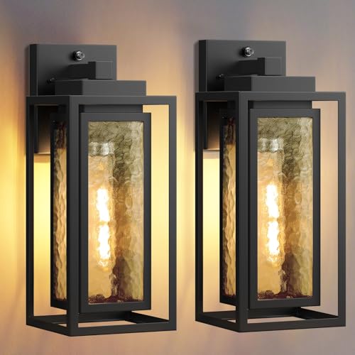 15.78'' Dusk to Dawn Exterior Porch Light Fixture (2 Count)
