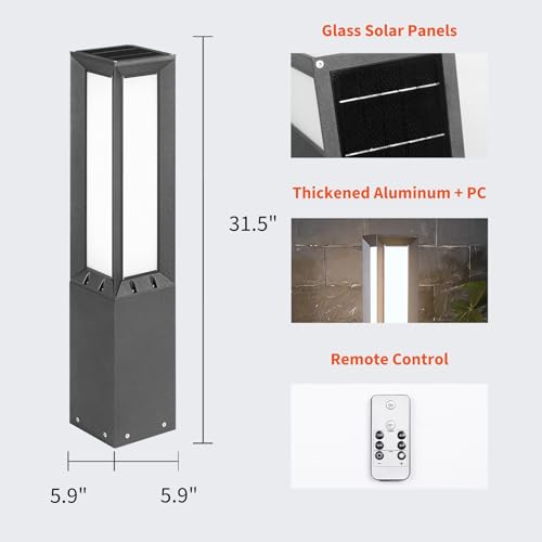 32" Solar Pathway Light
