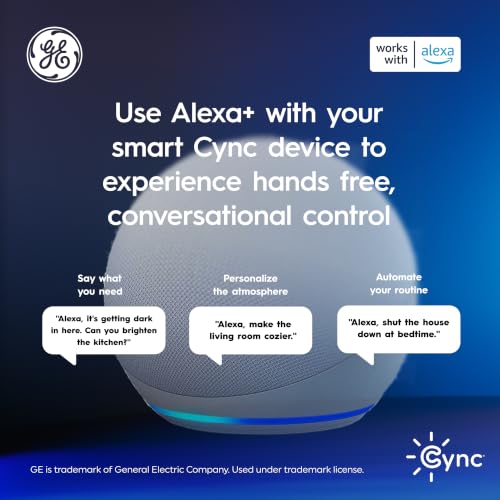 GE A19 LED Smart Light Bulbs (2 Count)