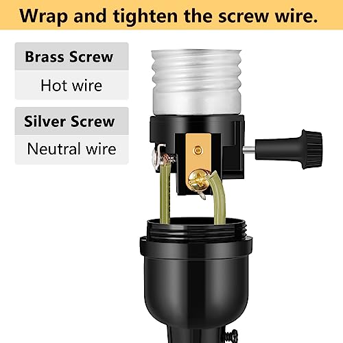UL Listed E26 Light Socket with ON (3 Count)