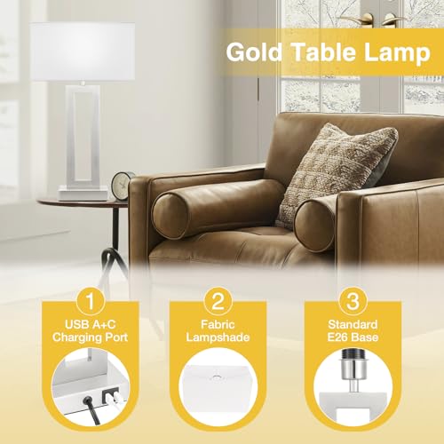 22" Tall Bedroom Lamps for Living Room