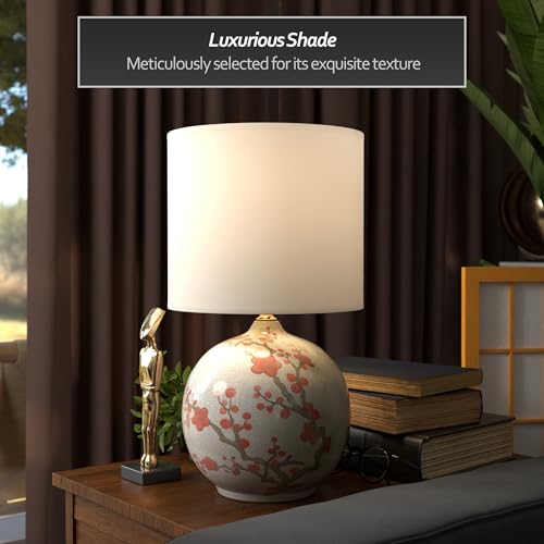 20" Cherry Blossom Vase Lamp