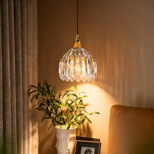 Clear Tulip Glass Lamp Shades 3Pcs (3 Count)