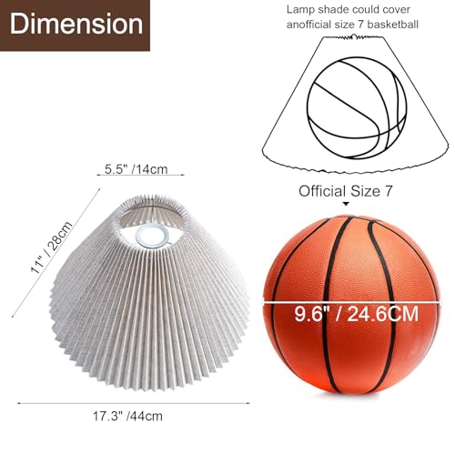 Pleated Lamp Shade for Table Lamp