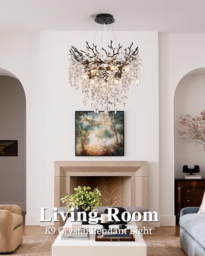 Modern Crystal Chandelier for Dining Room