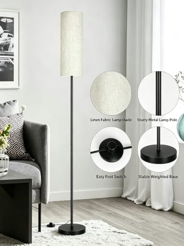 67" Floor Lamps for Living Room with Magnetic Remote