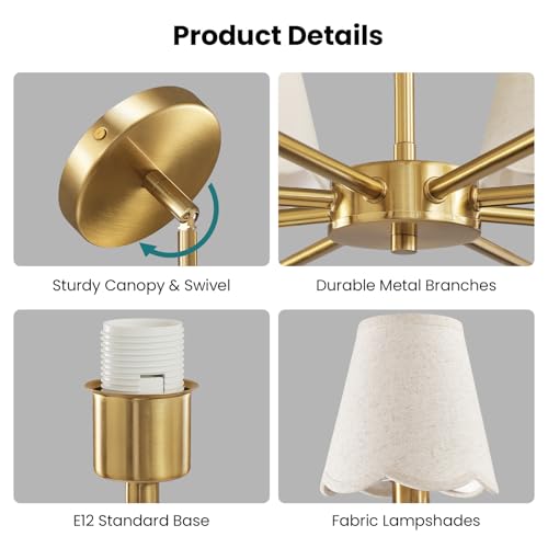 Modern Gold Chandelier 8