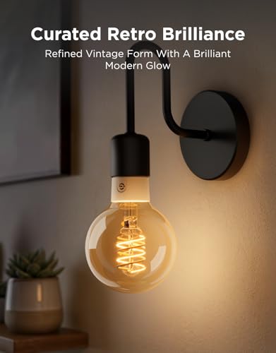 Edison Bulbs G25 Smart Vintage Light Bulbs (4 Count)