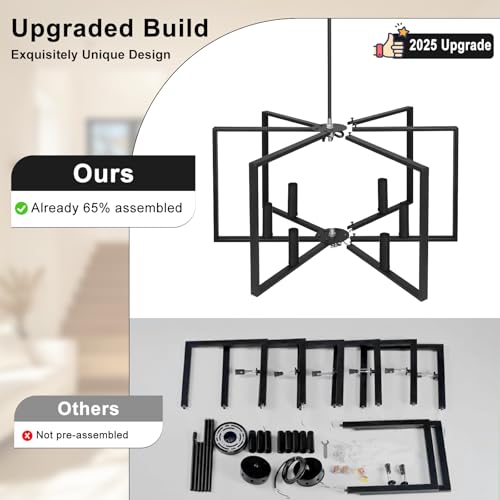 Black Farmhouse Chandelier