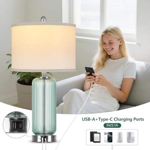 Modern 27" Touch Table Lamp (2 Count)