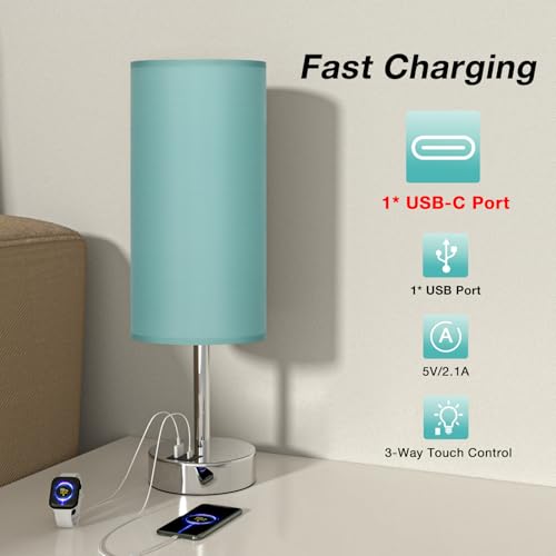 Teal Touch Table Lamp for Bedroom