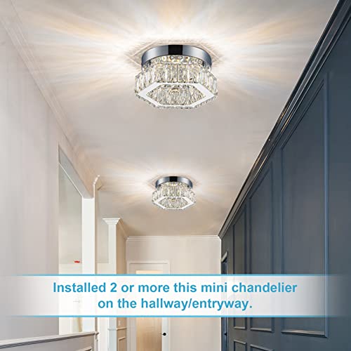LED Mini Chandeliers with Crystals
