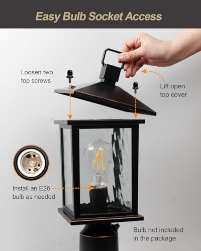 Dusk to Dawn Outdoor Post Light