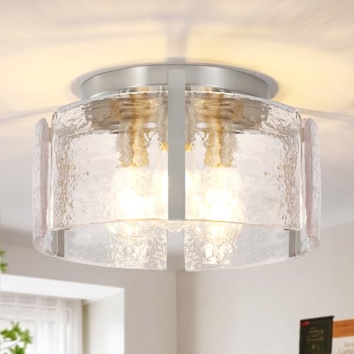 14" Modern Semi Flush Mount Ceiling Light