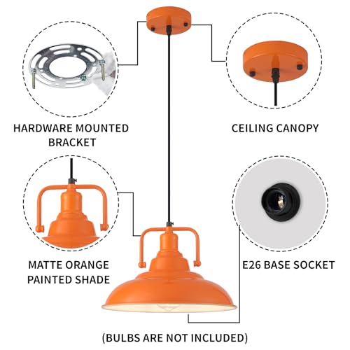 Farmhouse Pendant Light (2 Count)