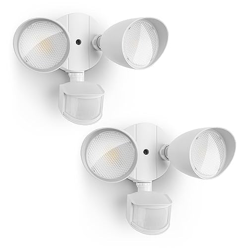 2 Pack 32W 3500 Lumen LED Security Lights Motion Sensor Light Outdoor (2 Count)