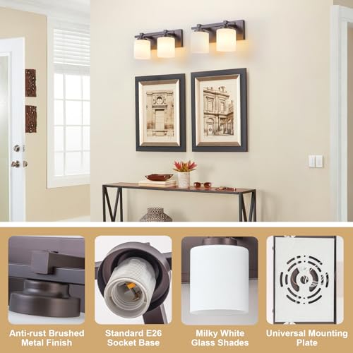 Modern Bathroom Light Fixtures Over Mirror