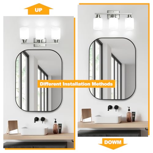 3 Light Bathroom Light Fixtures