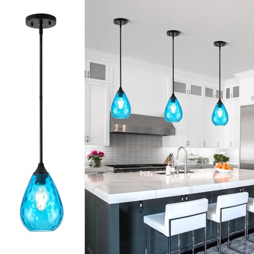 Glass Pendant Lights Kitchen Island