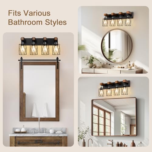 Farmhouse Bathroom Vanity Light