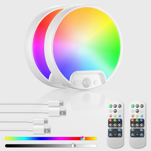 RGB Rechargeable Shower Motion Sensor Ceiling Light