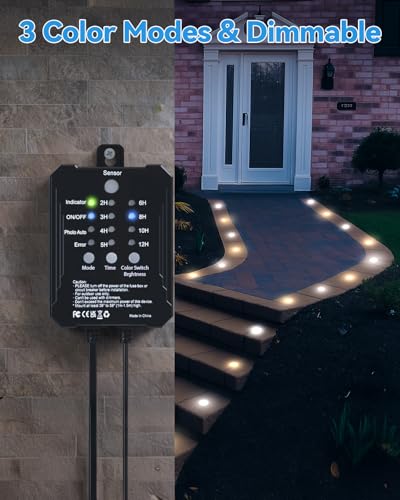 Low Voltage Deck Lights Kit 3CCT 2700K (10 Count)