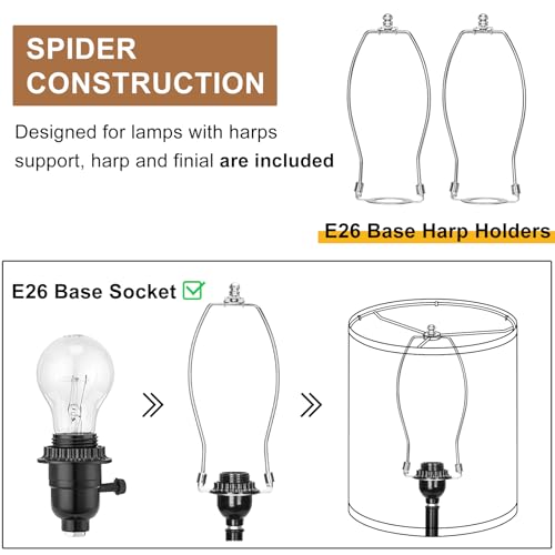 Tall Drum Lamp Shades Set of 2 (2 Count)