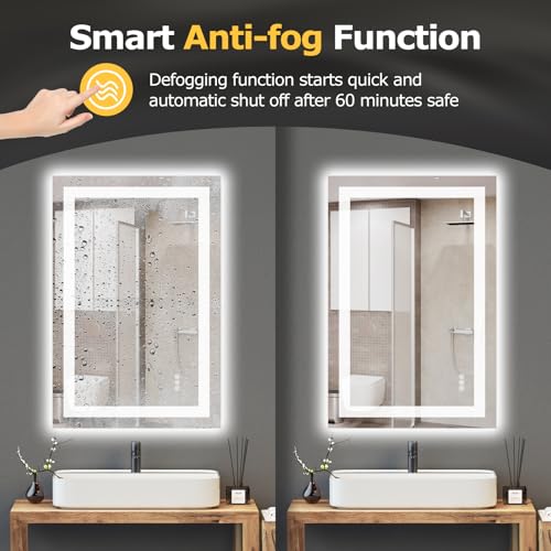 36"X24" LED Bathroom Mirror with Lights