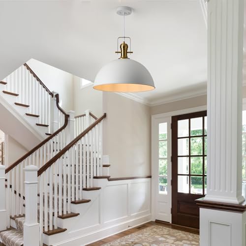 18 Inch White Farmhouse Pendant Lights