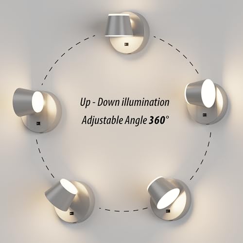 Battery Operated Wall Lights Set of Two (2 Count)