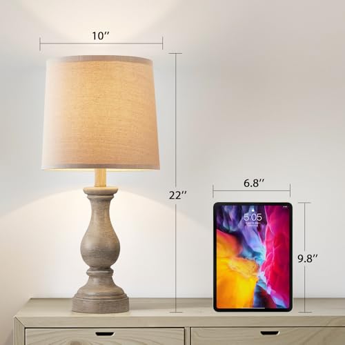Farmhouse Table Lamps Set of 2 (2 Count)