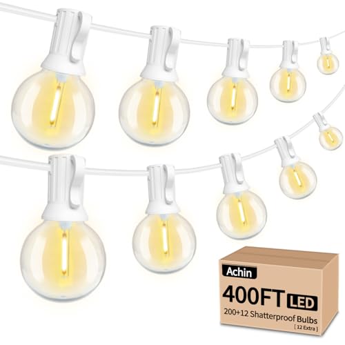 Outdoor String Lights White 400FT