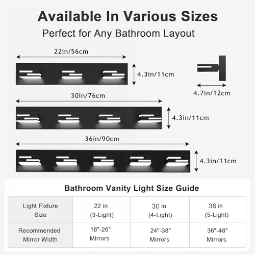 LED Modern Bathroom Vanity Light Fixtures