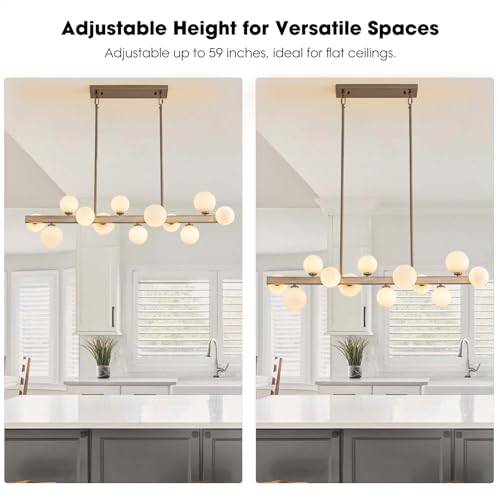 12 Lights Modern Gold Chandelier
